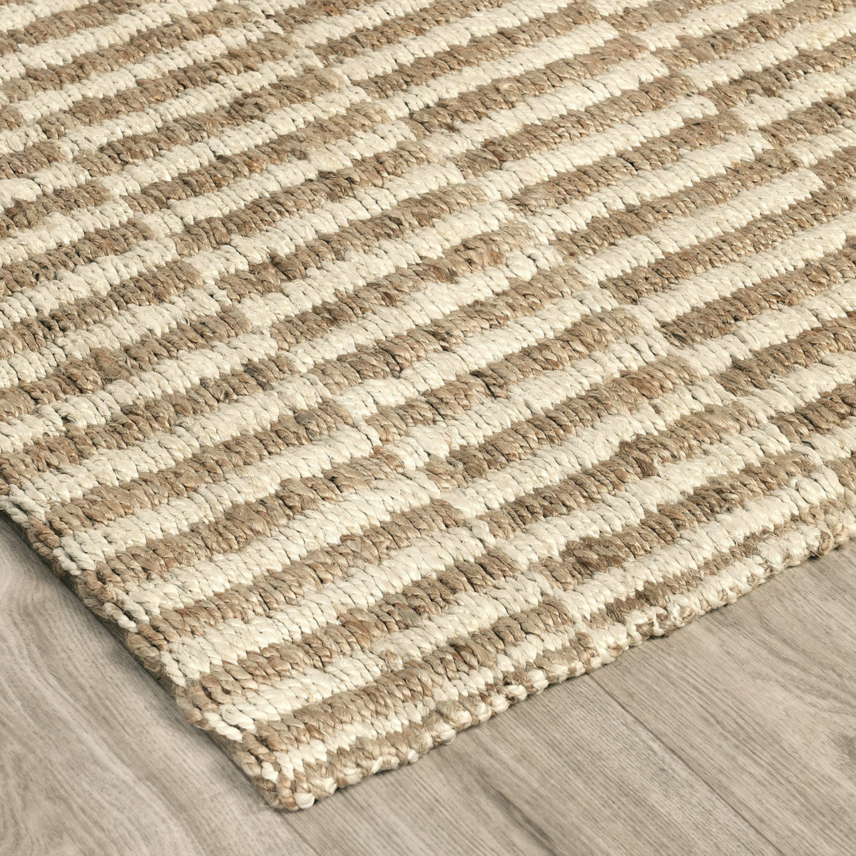 Monterey Jute Ivory/Natural Rug - Ornate Home