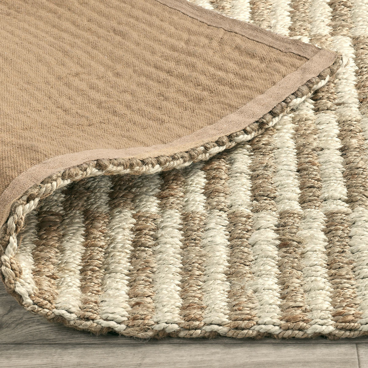 Monterey Jute Ivory/Natural Rug - Ornate Home