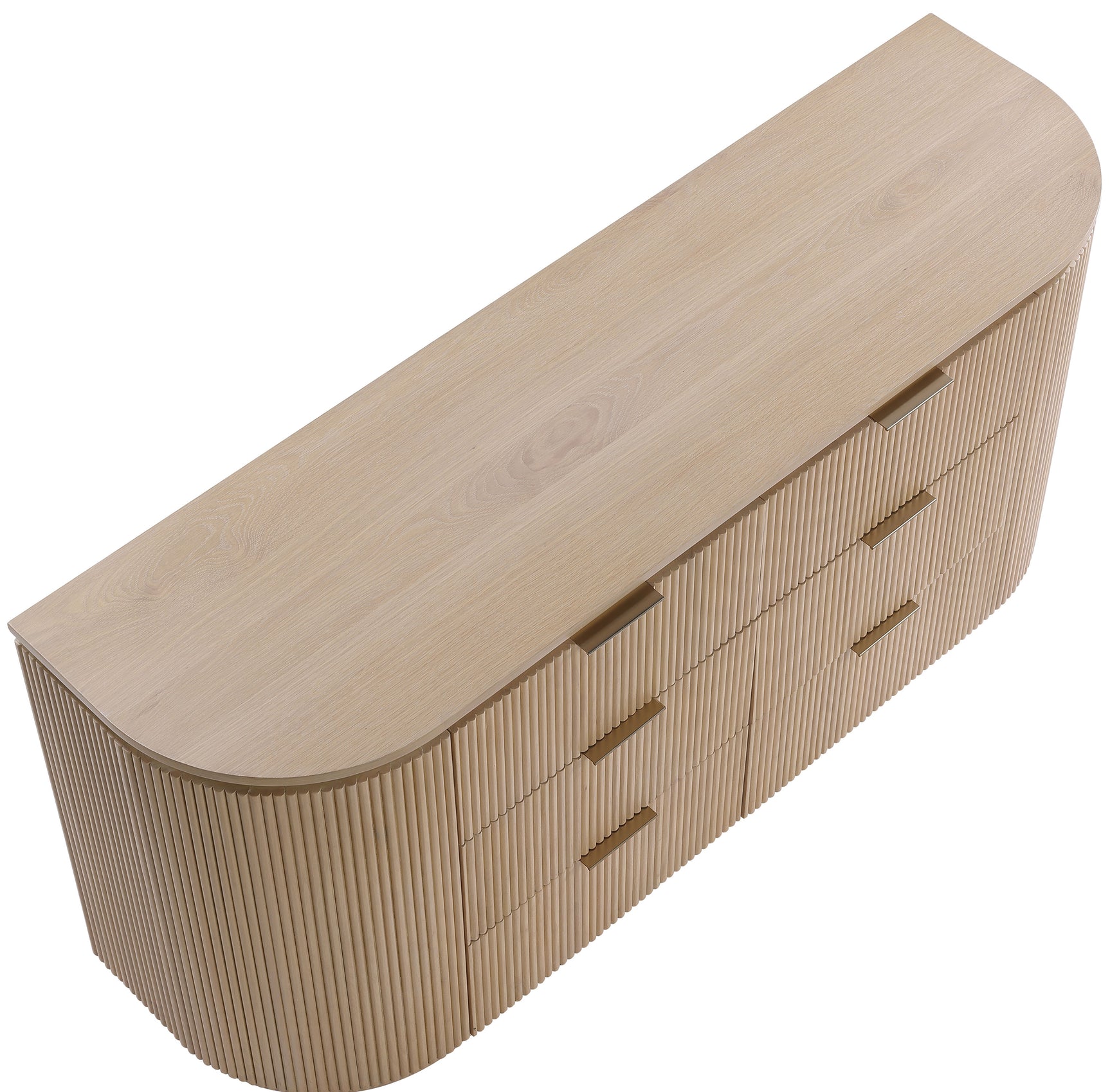 Monterey Natural/Oak/Silver Wood And Oak Veneer Dresser - Ornate Home