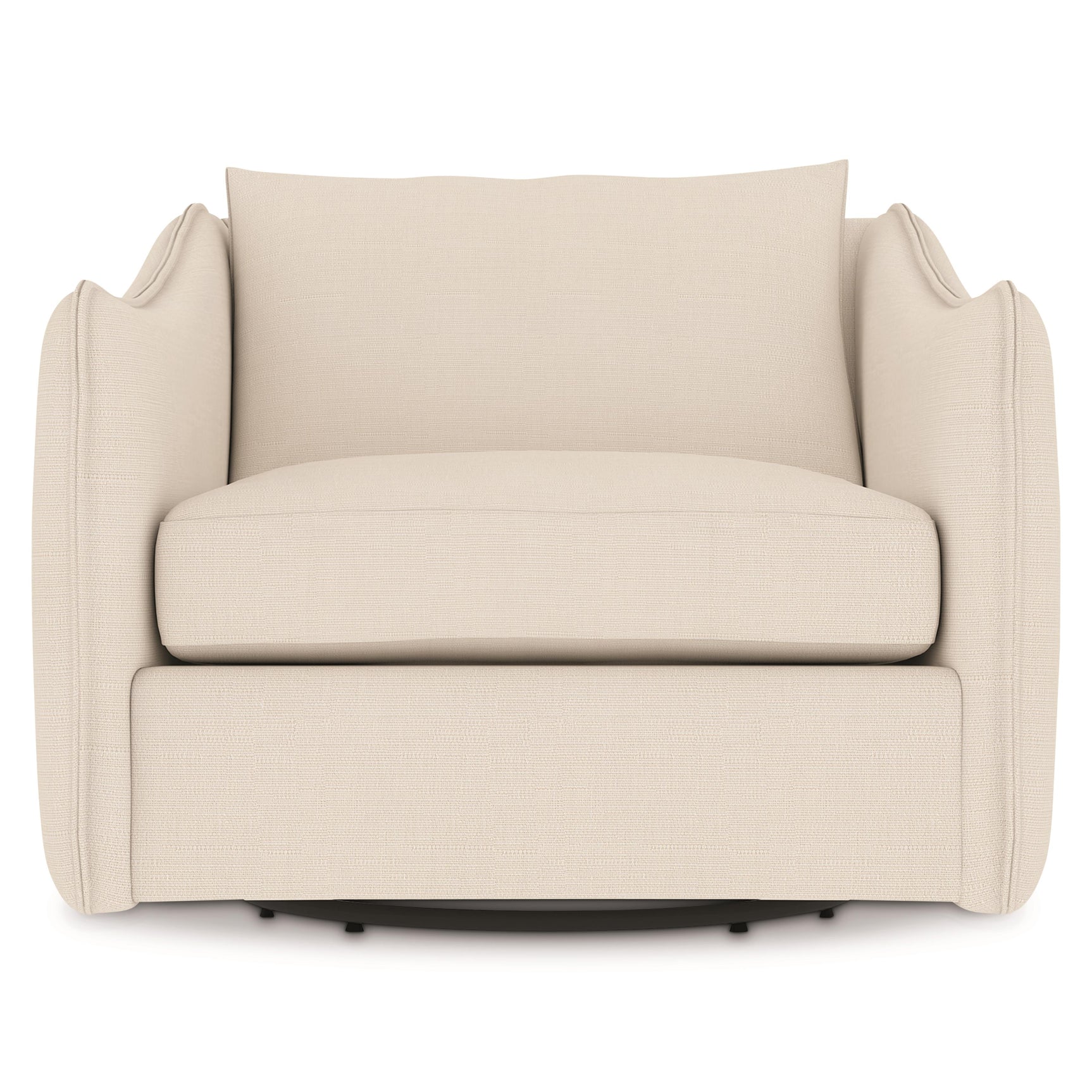 Monterey White/Cream Outdoor Swivel Chair - Ornate Home