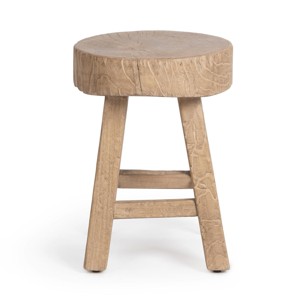 Monterrey Antique Saddle Medium Round Accent Table