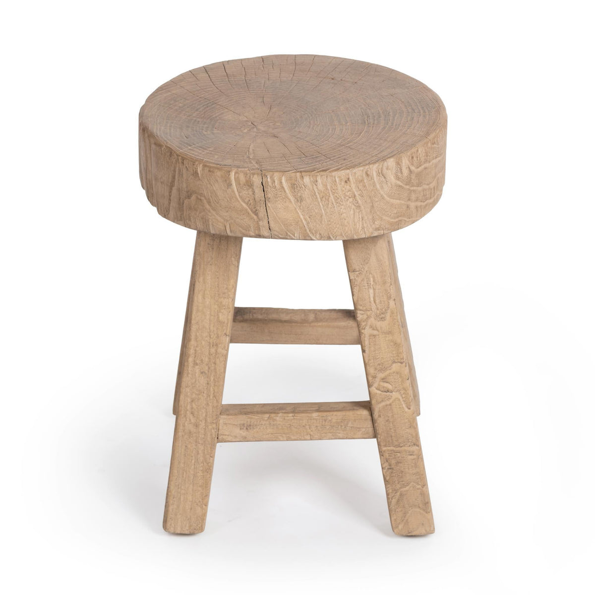 Monterrey Antique Saddle Medium Round Accent Table