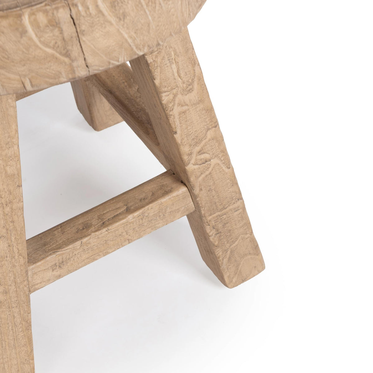 Monterrey Antique Saddle Medium Round Accent Table