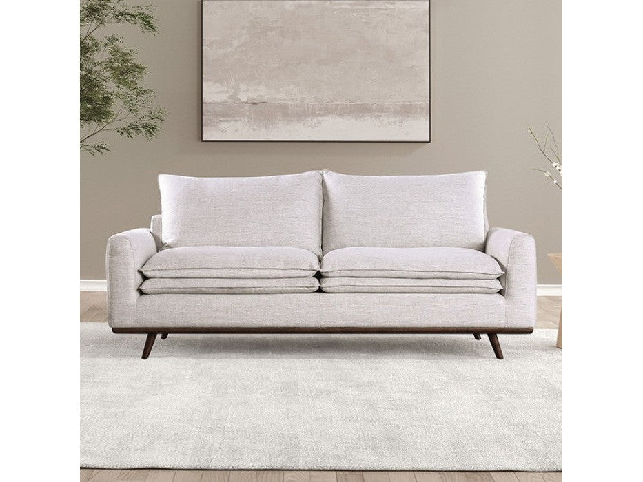 Monthey Dark Brown/Light Gray Sofa - Ornate Home