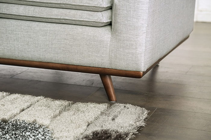 Monthey Dark Brown/Light Gray Sofa - Ornate Home