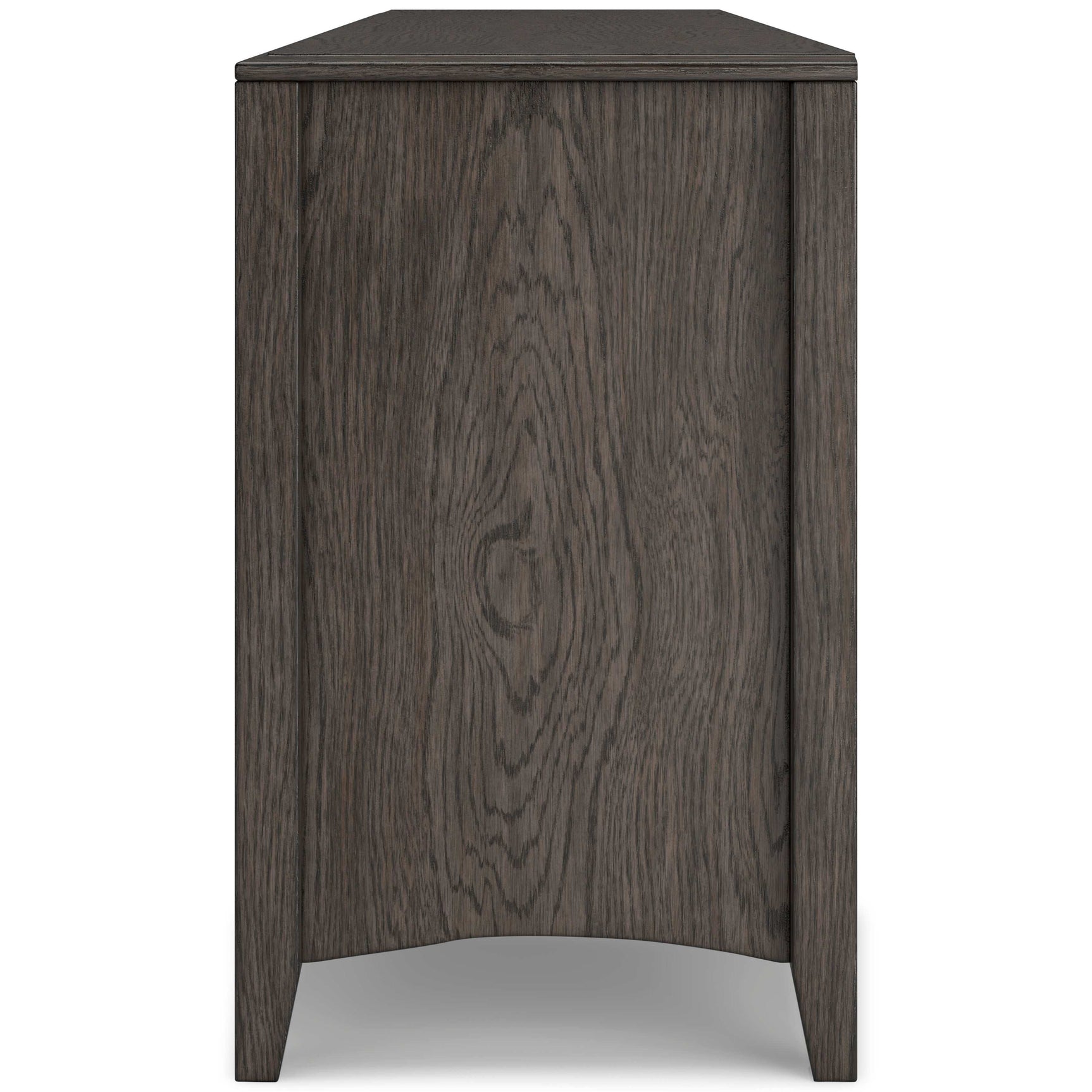 Montillan Grayish Brown 84" TV Stand w/ Electric Fireplace Insert - Ornate Home