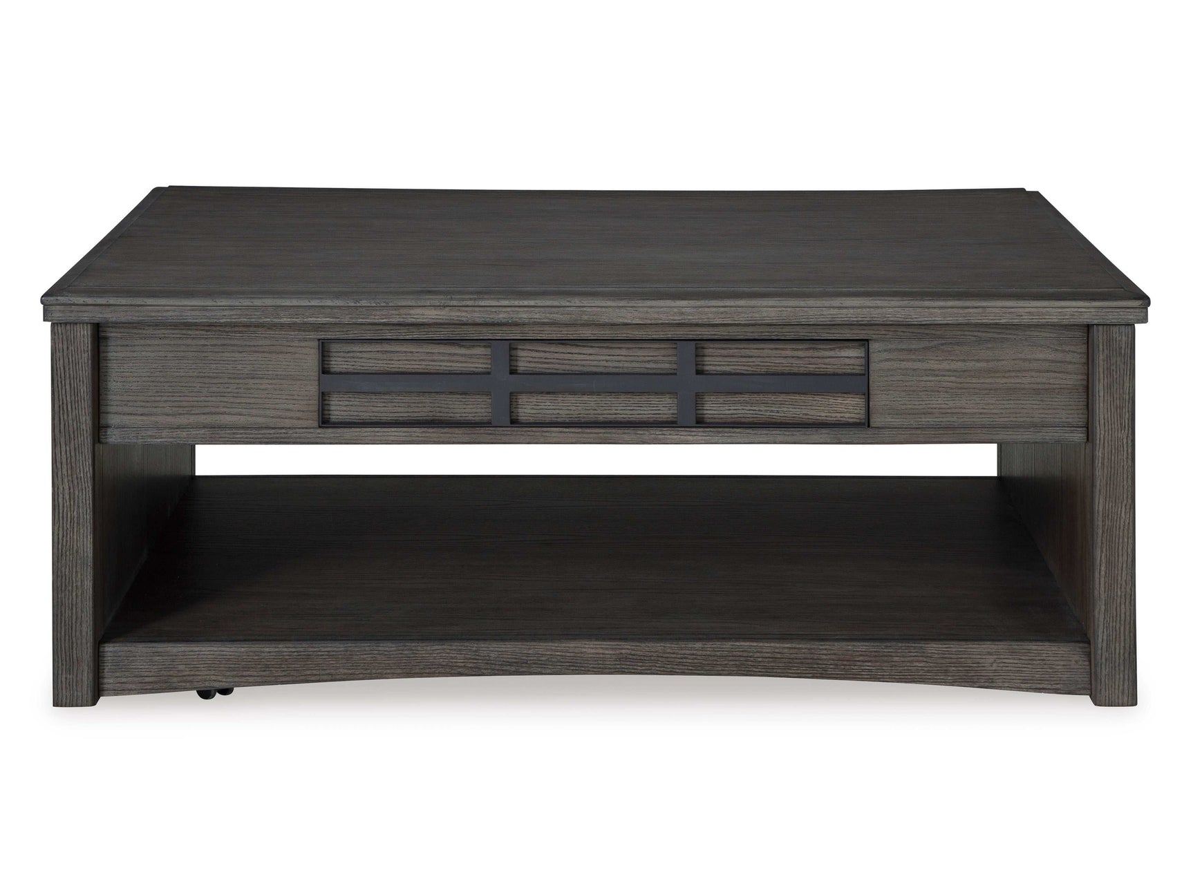 Montillan Grayish Brown Lift-Top Coffee Table - Ornate Home