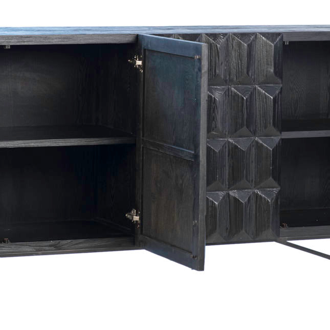 Montoya Black Sideboard - Ornate Home