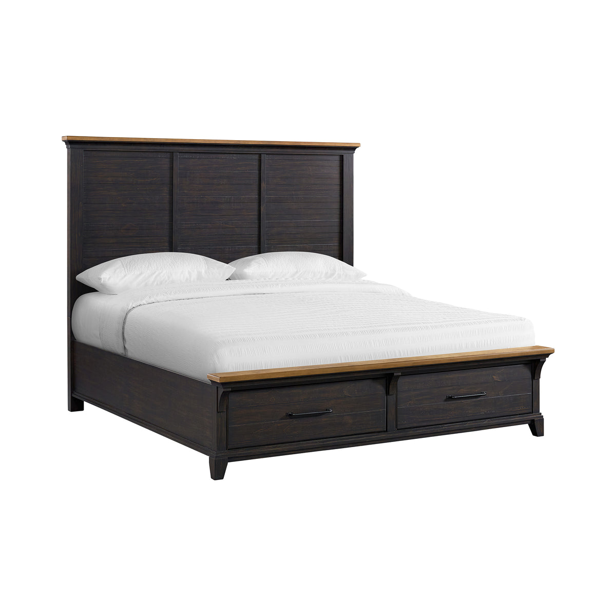 Montrose Espresso/Brown 3-Piece King Storage Bedroom Set - Ornate Home