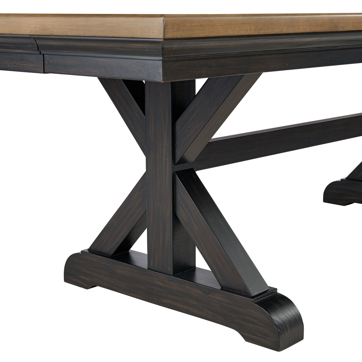 Montrose Espresso/Brown 7-Piece Standard Height Dining Set with Table, Four Chairs & Two Host Chairs