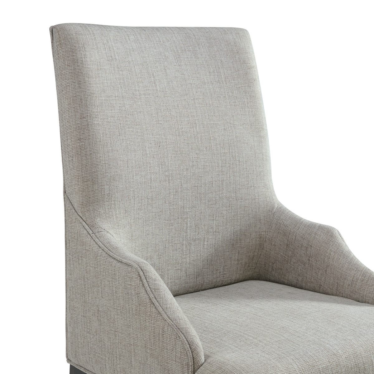 Montrose Espresso/Light Grey Dining Host Chair (Set of 2) - Ornate Home