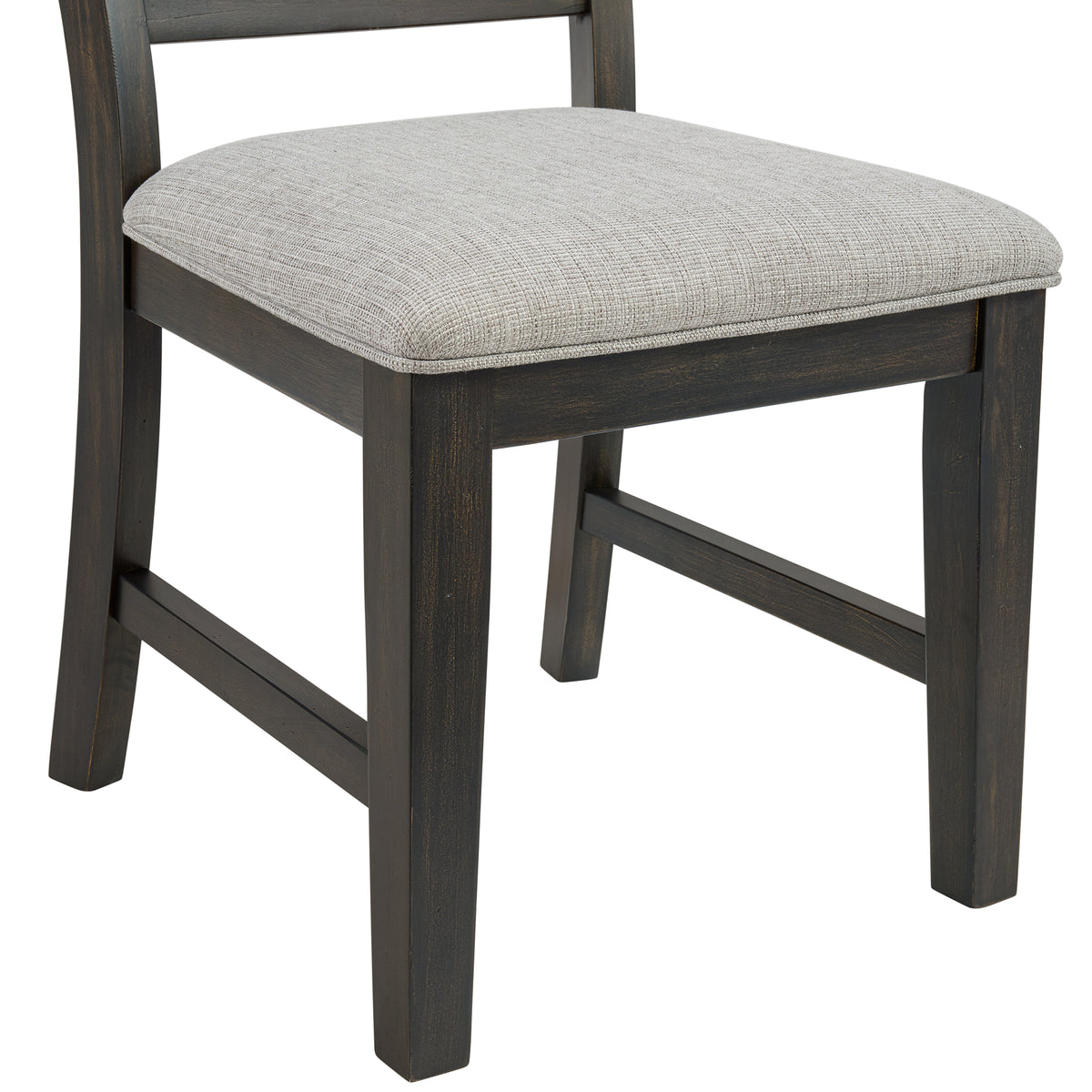 Montrose Espresso/Light Grey Dining Side Chair (Set of 2) - Ornate Home