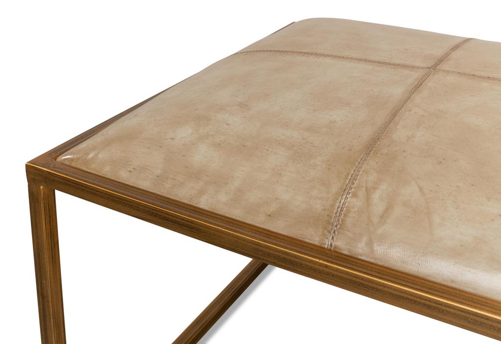 Montvale Beige Coffee Table/Bench - Ornate Home