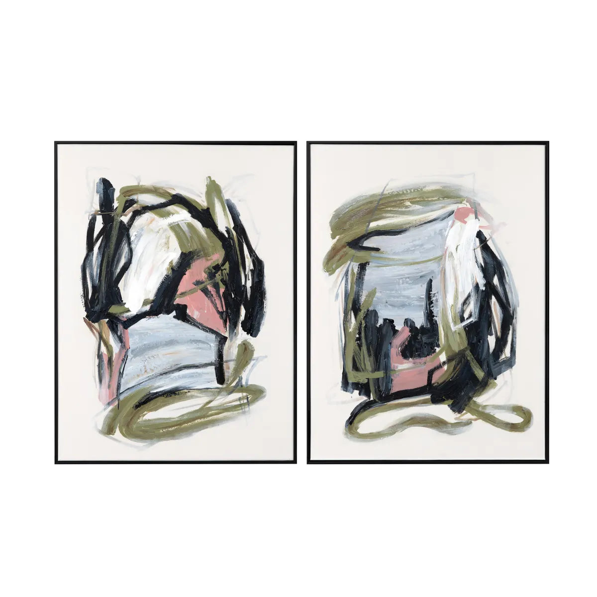 Moody Hues Green/Black Canvas