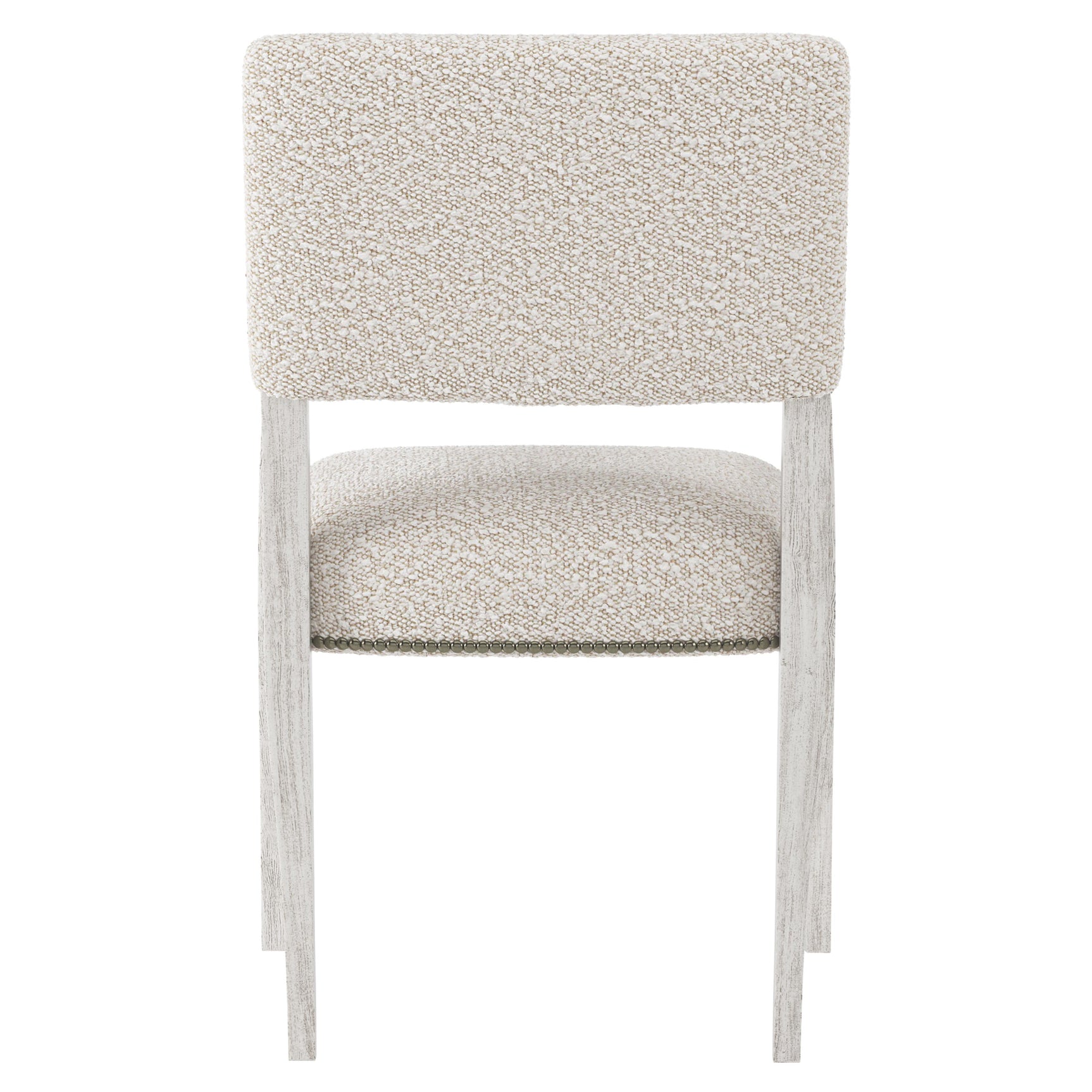 Moore Glacier White/Cream Fabric Arm Chair - Ornate Home