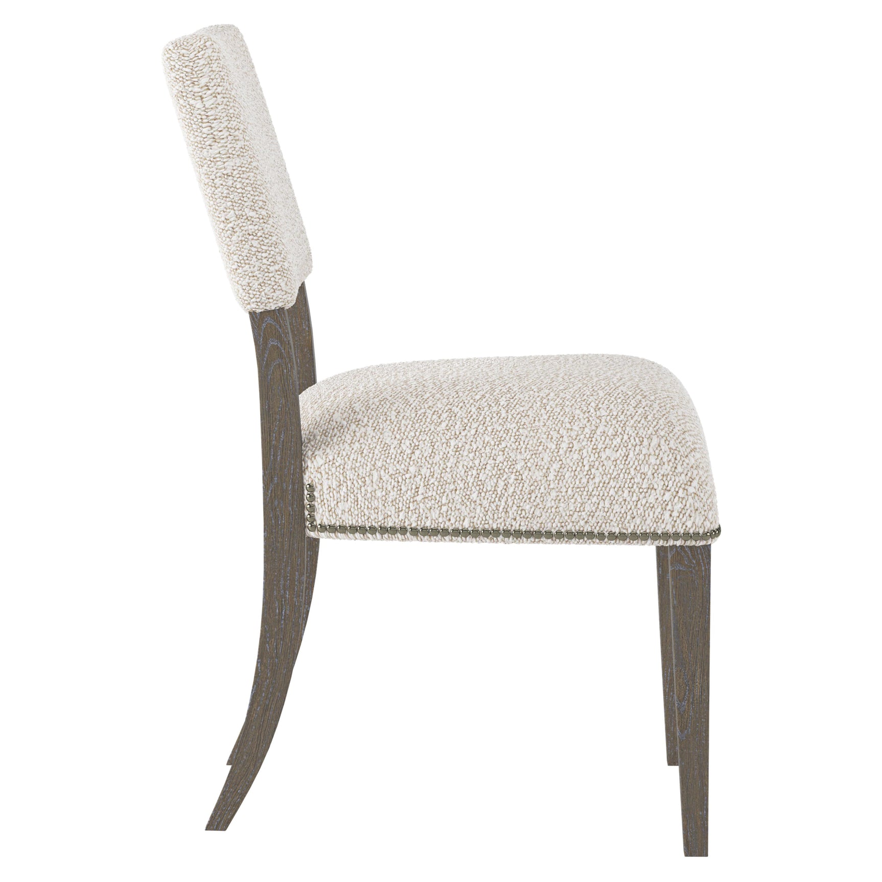 Moore Portobello/Off-White Fabric Side Chair - Ornate Home
