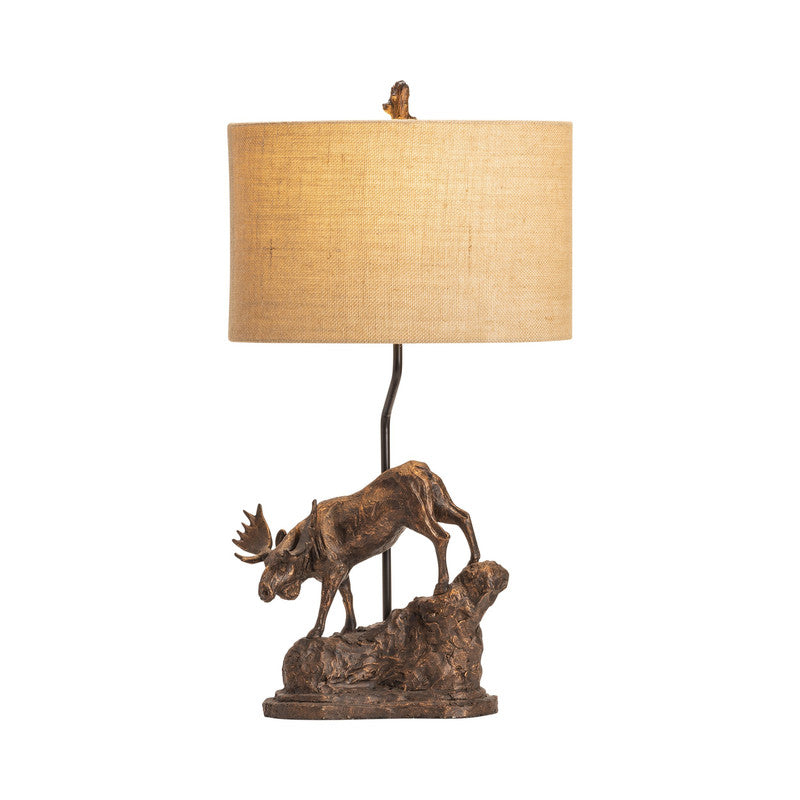 Moose Trail Brown Table Lamp (Set of 2) - Ornate Home