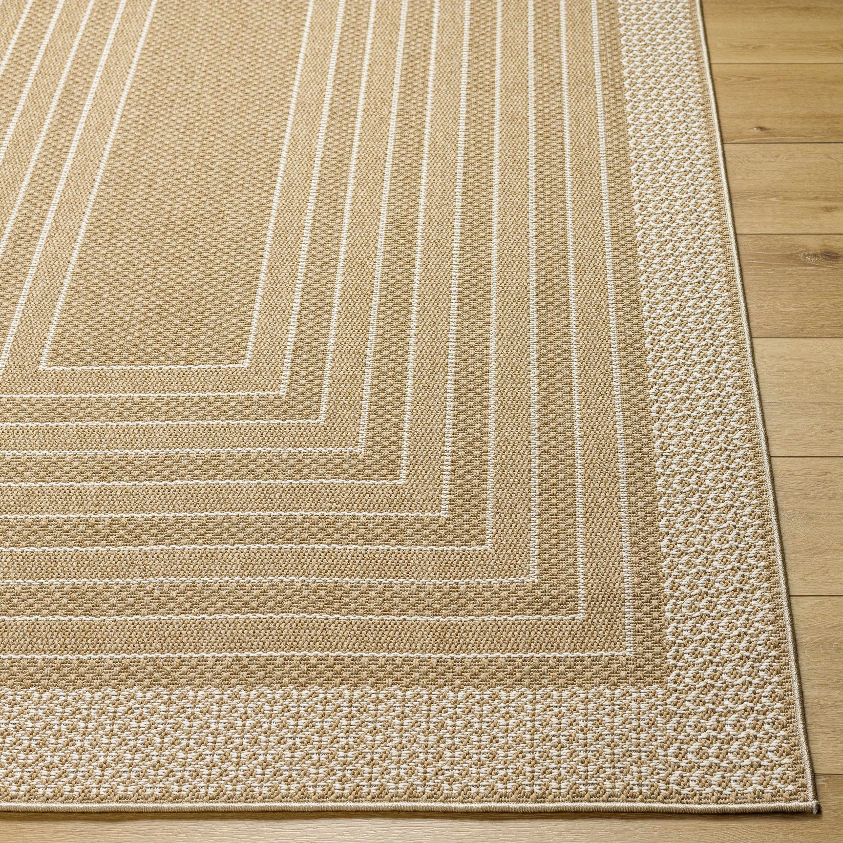 Mopsa Tan Outdoor Area Rug - Clearance - Ornate Home