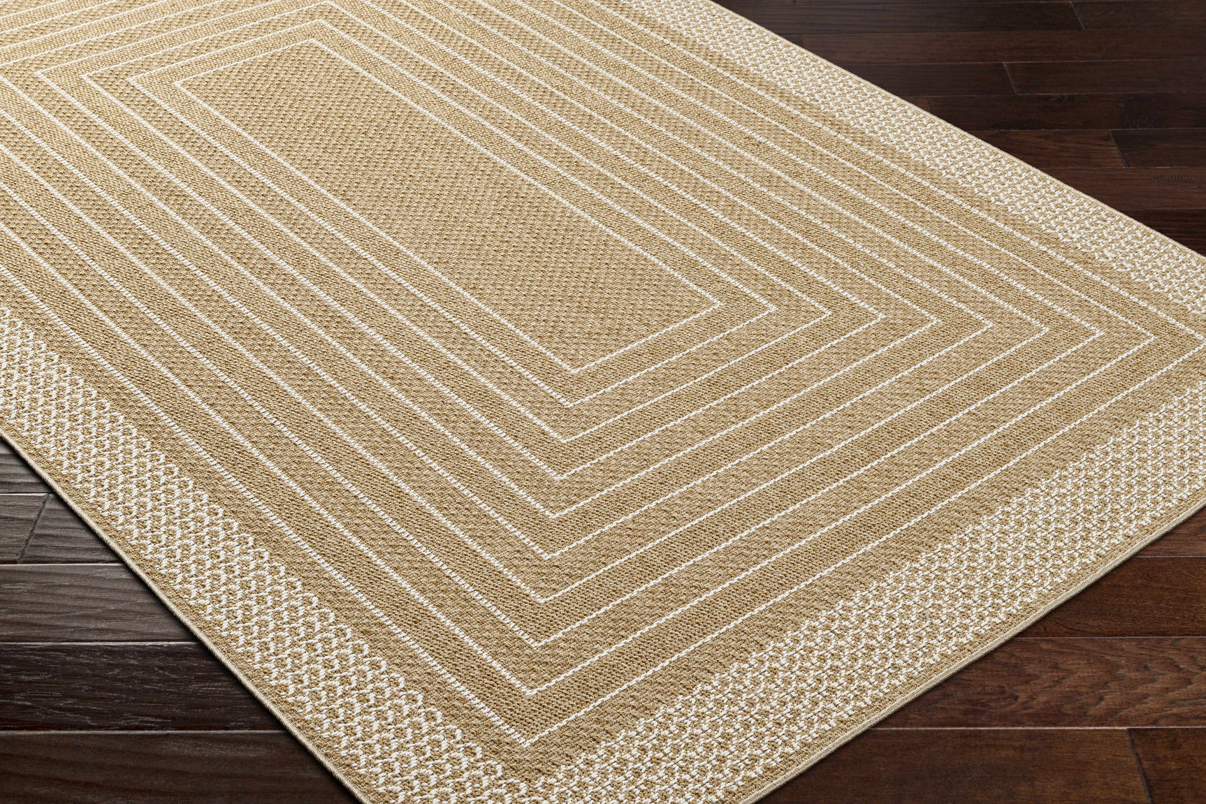 Mopsa Tan Outdoor Area Rug - Clearance - Ornate Home