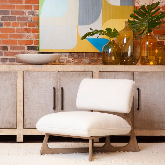 Moran Off White Occasional Chair - Ornate Home