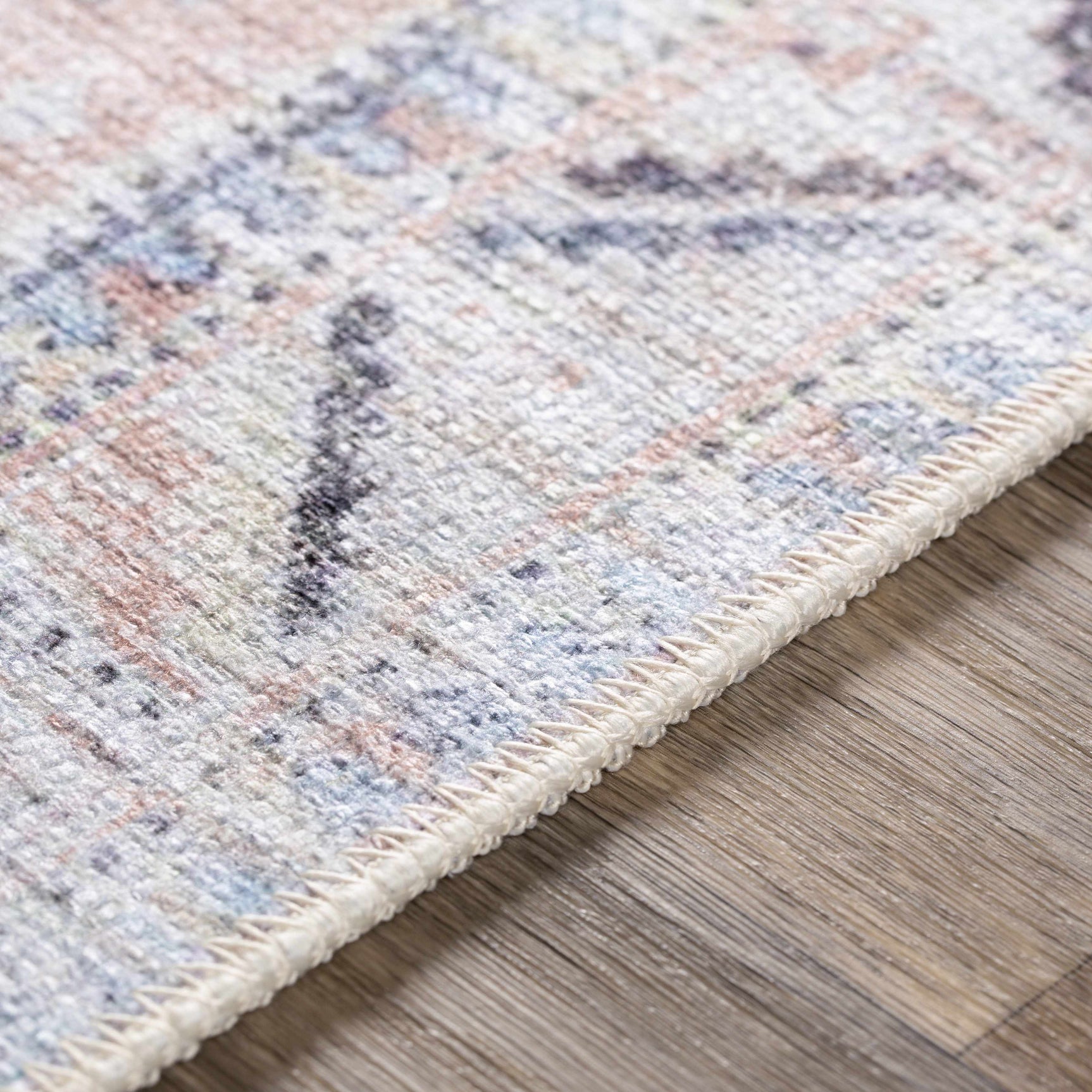 Morcott Peach Washable Area Rug - Ornate Home