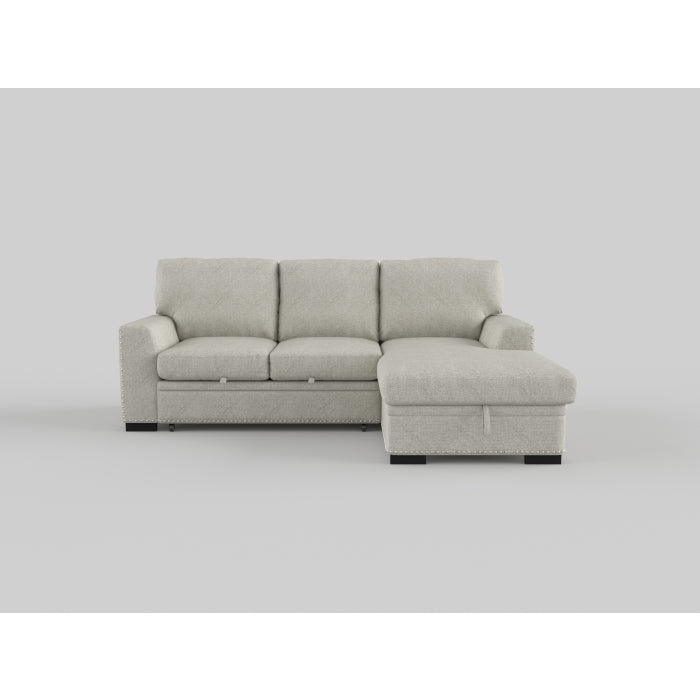 Morelia Beige 2-Piece Sectional Right Chaise - Ornate Home