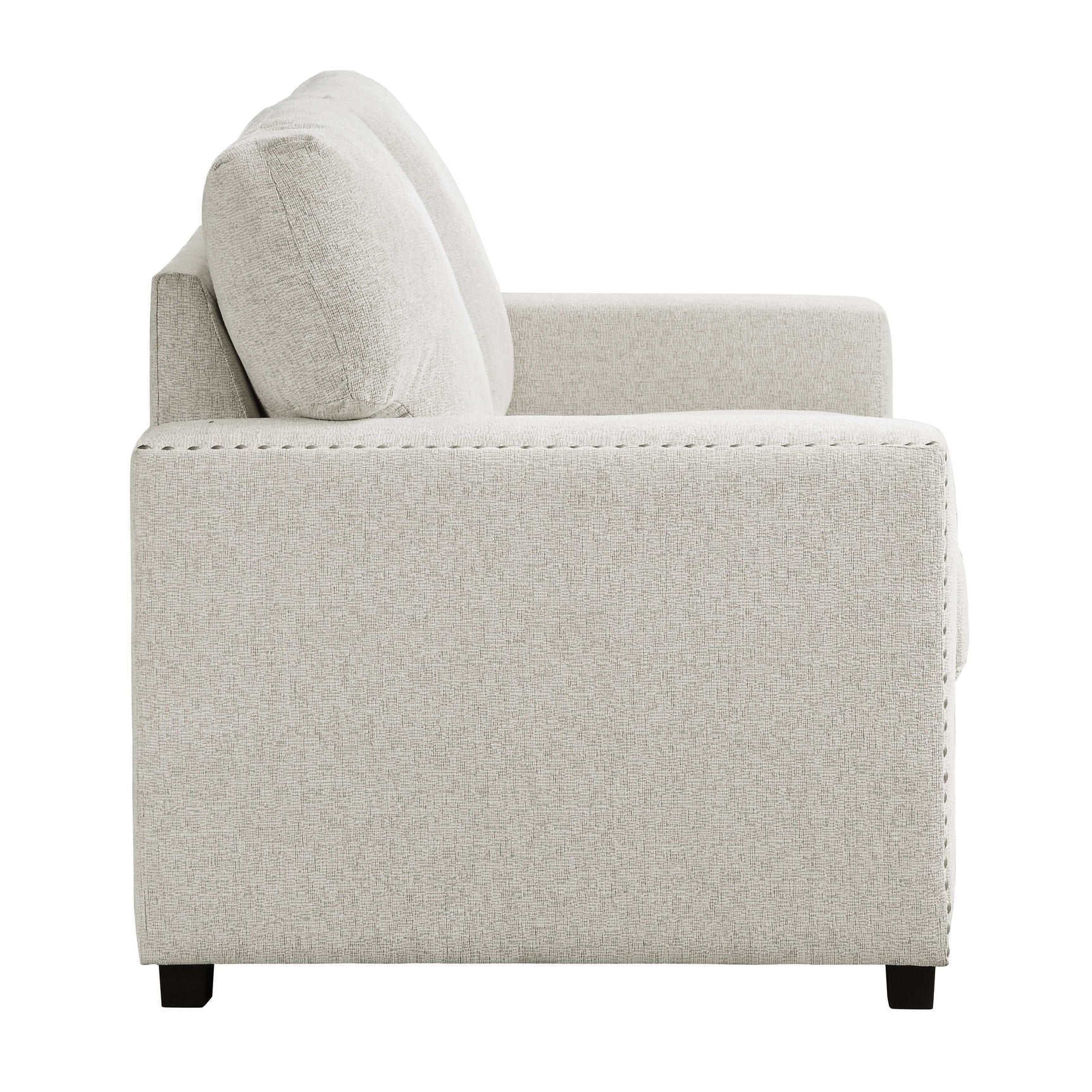 Morelia Beige Chenille Loveseat - Ornate Home
