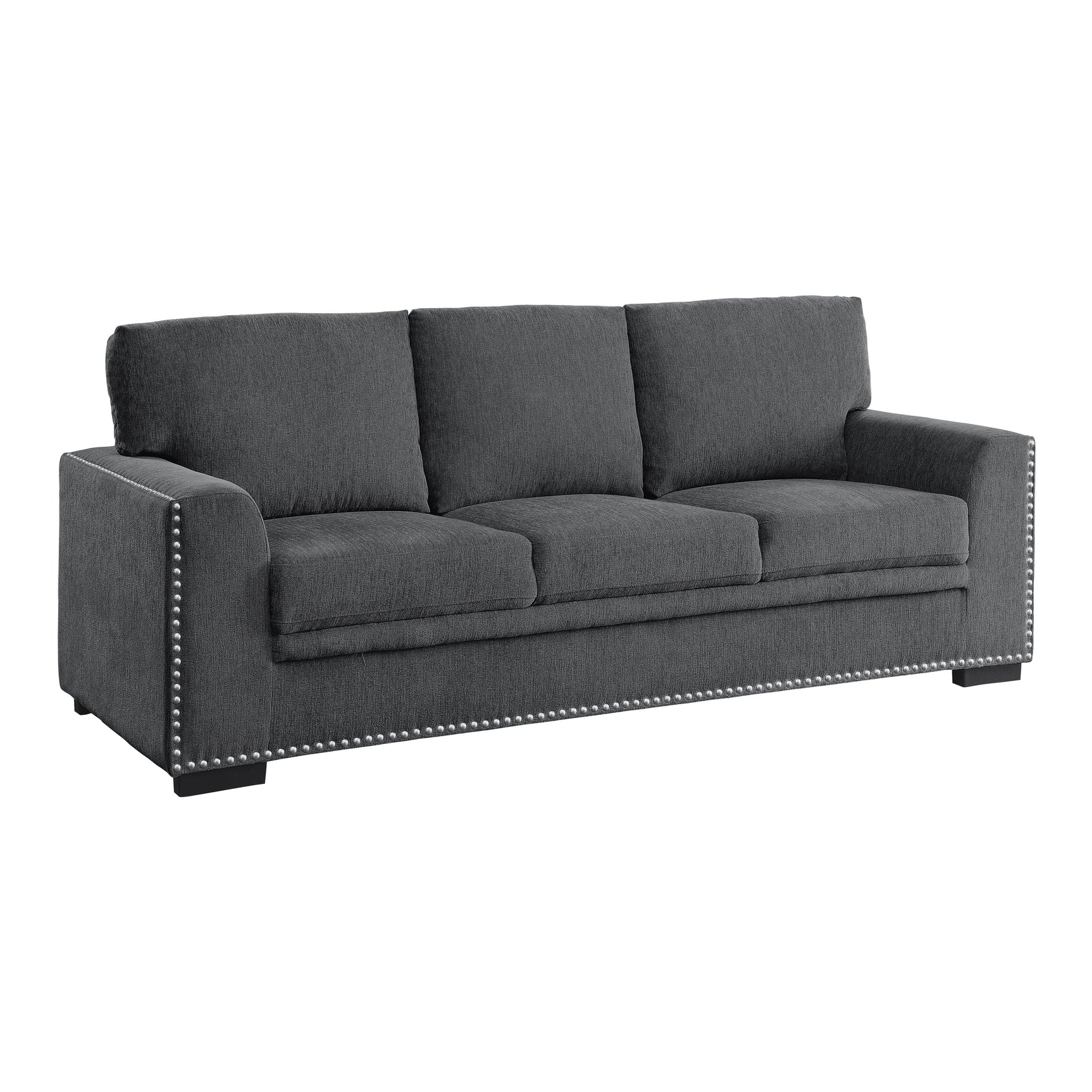 Morelia Charcoal Sofa & Loveseat - Ornate Home