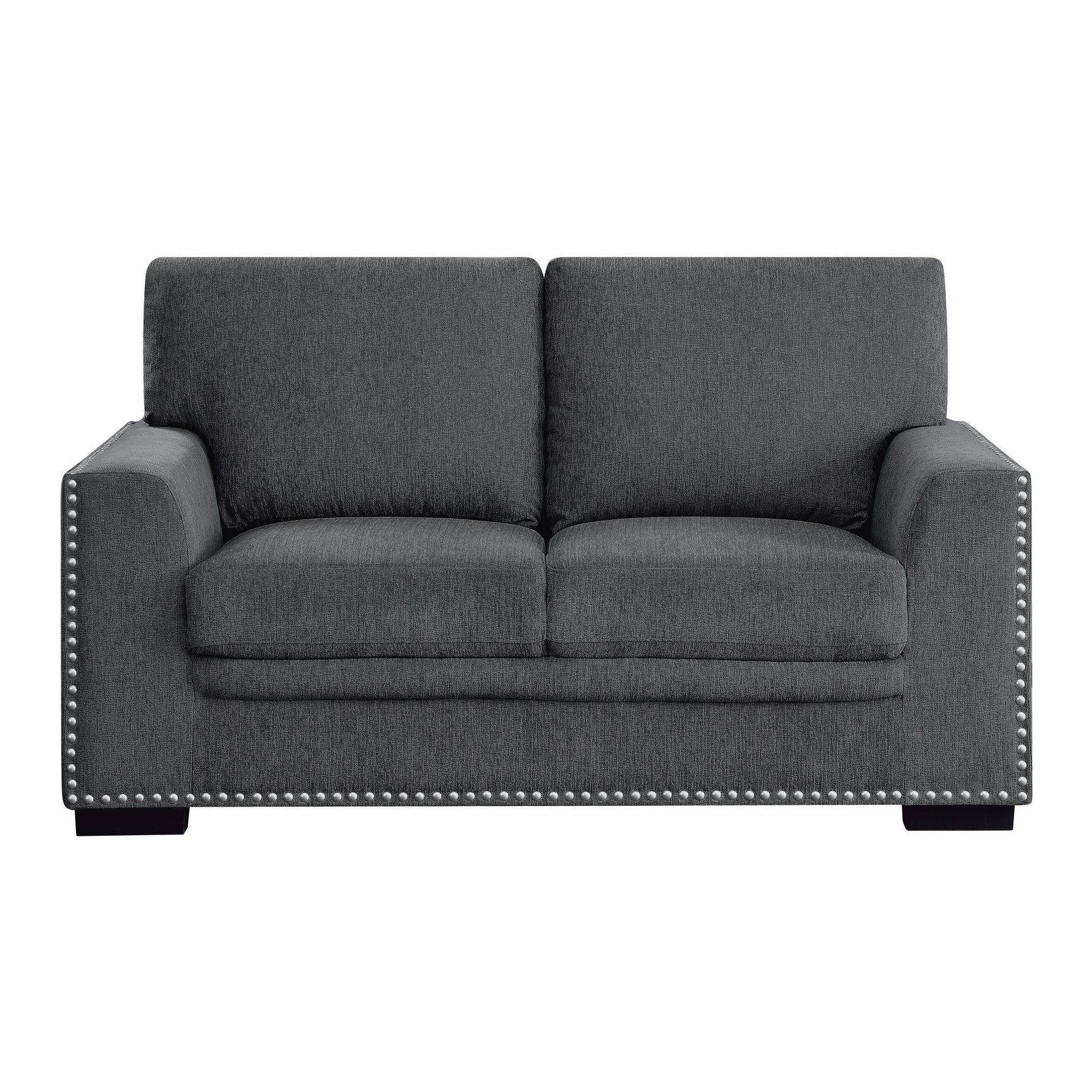 Morelia Charcoal Sofa & Loveseat - Ornate Home