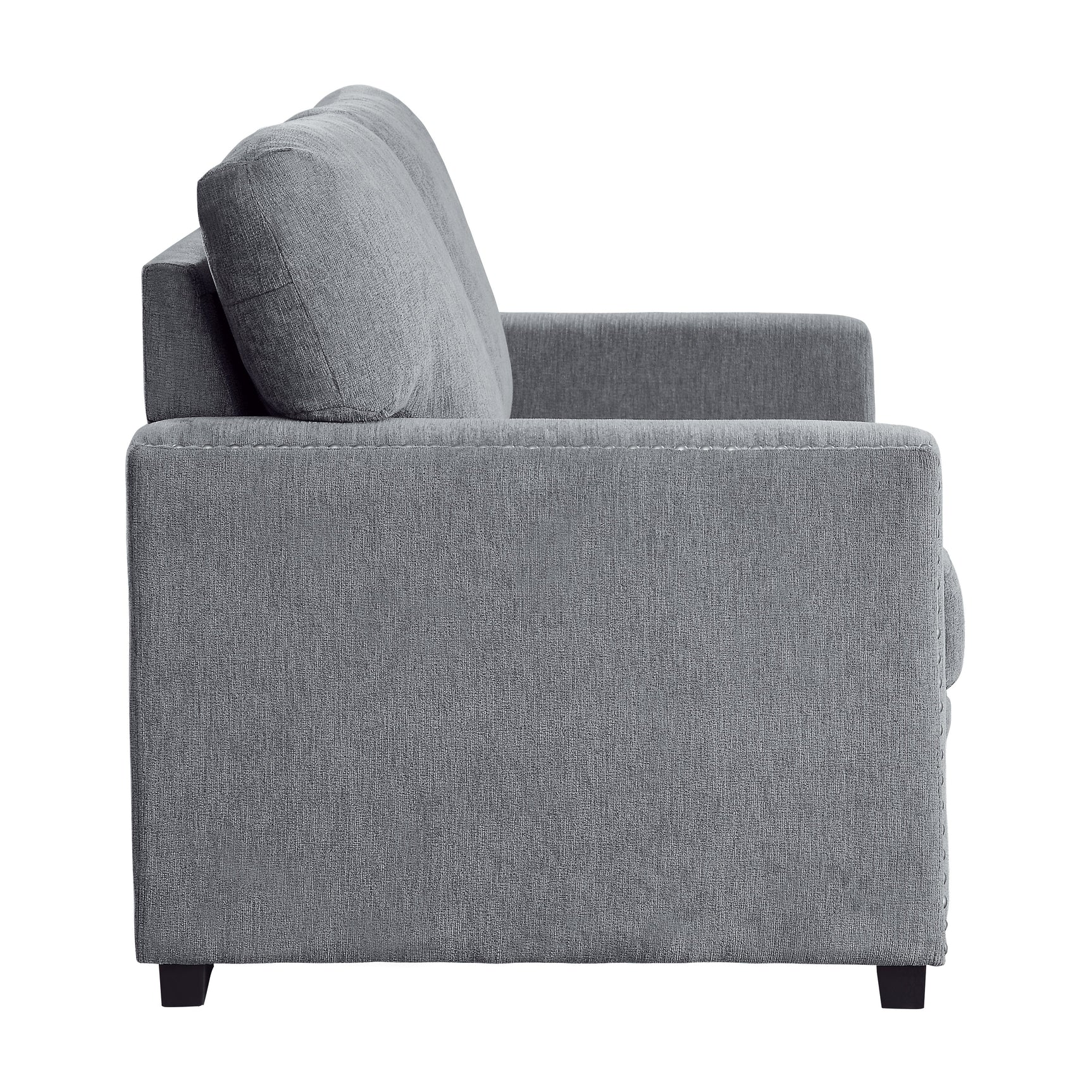 Morelia Dark Gray Loveseat - Ornate Home