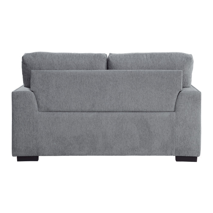 Morelia Dark Gray Loveseat - Ornate Home