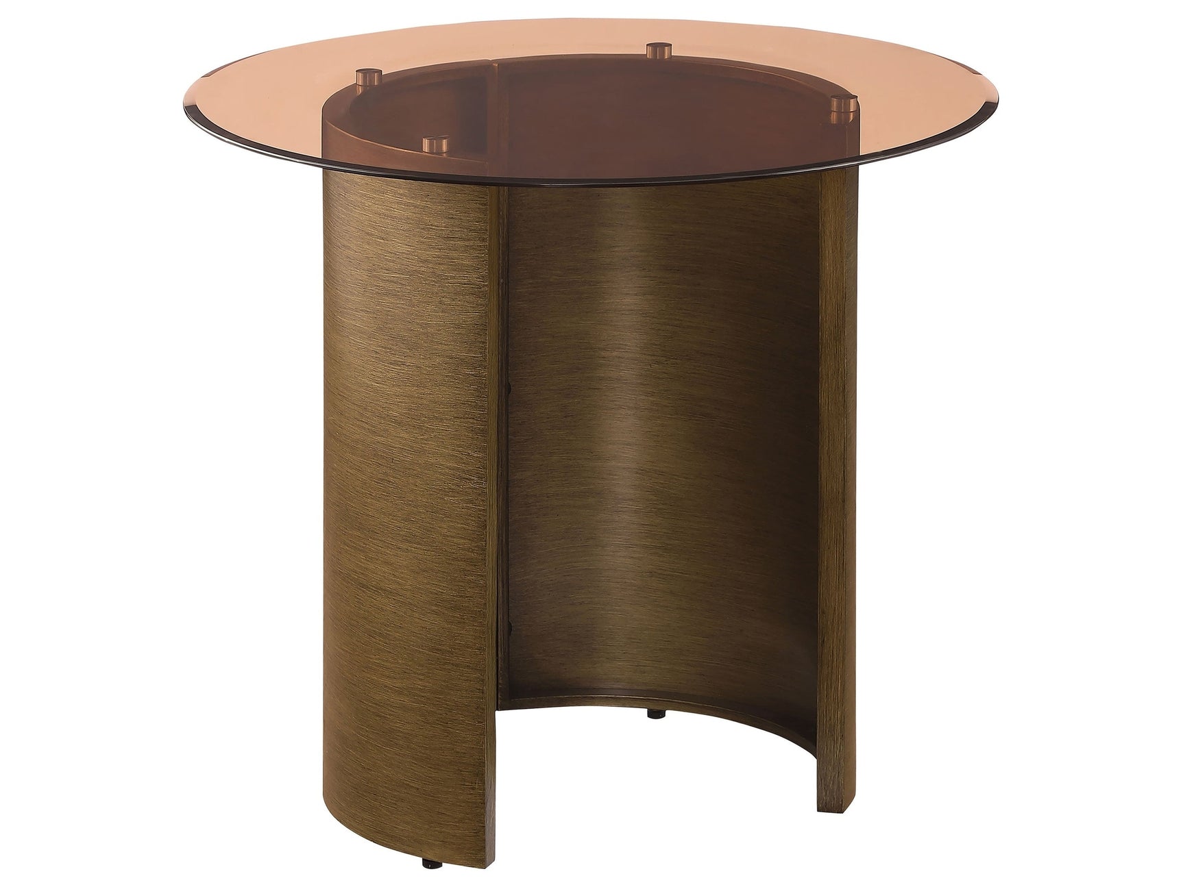 Morena Brushed Bronze End Table - Ornate Home