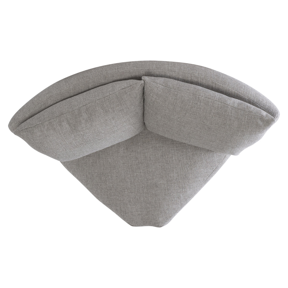 Moretti Light Gray Wedge Without Pillows - Ornate Home