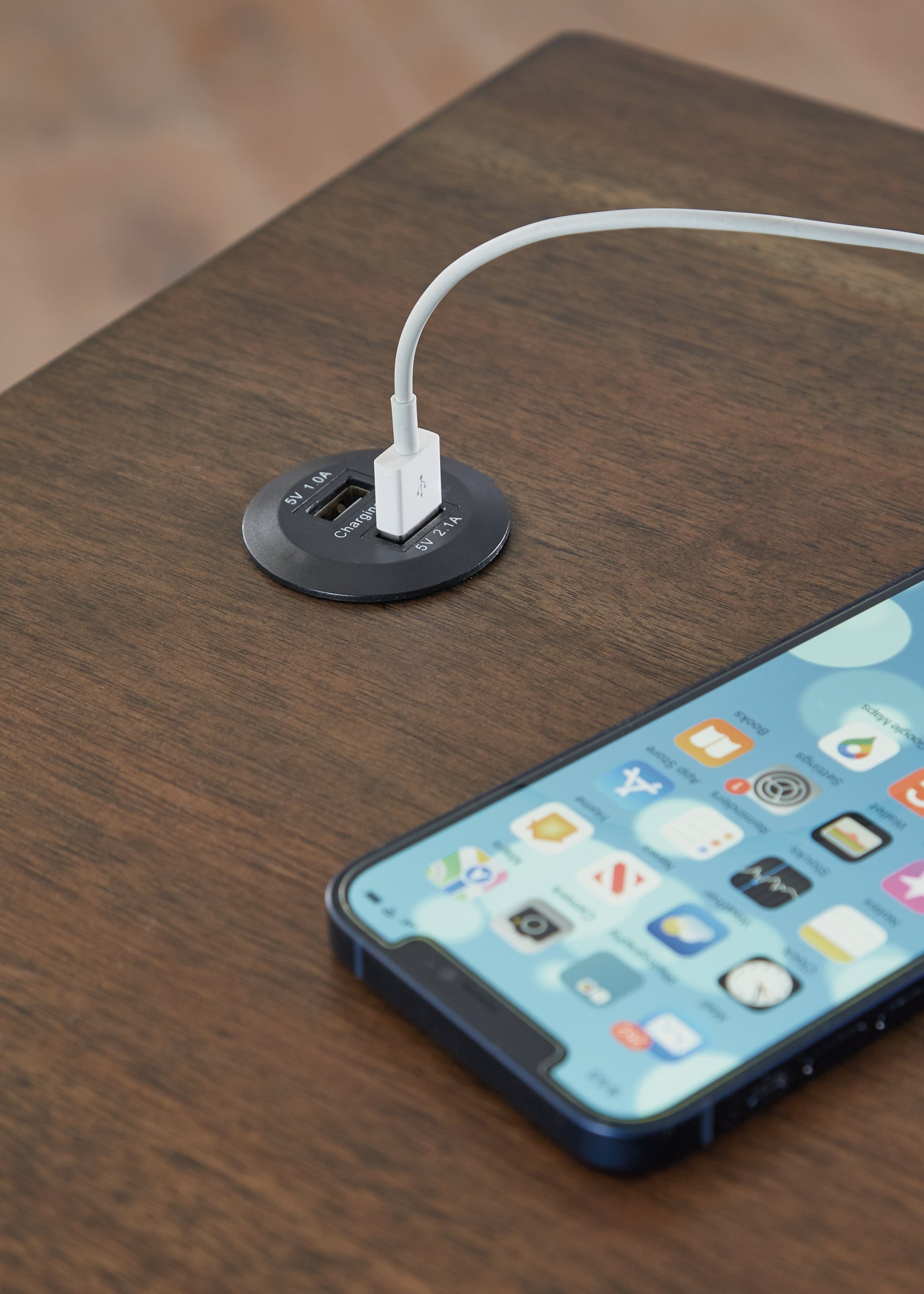 Moriville Grayish Brown Chairside End Table - Ornate Home