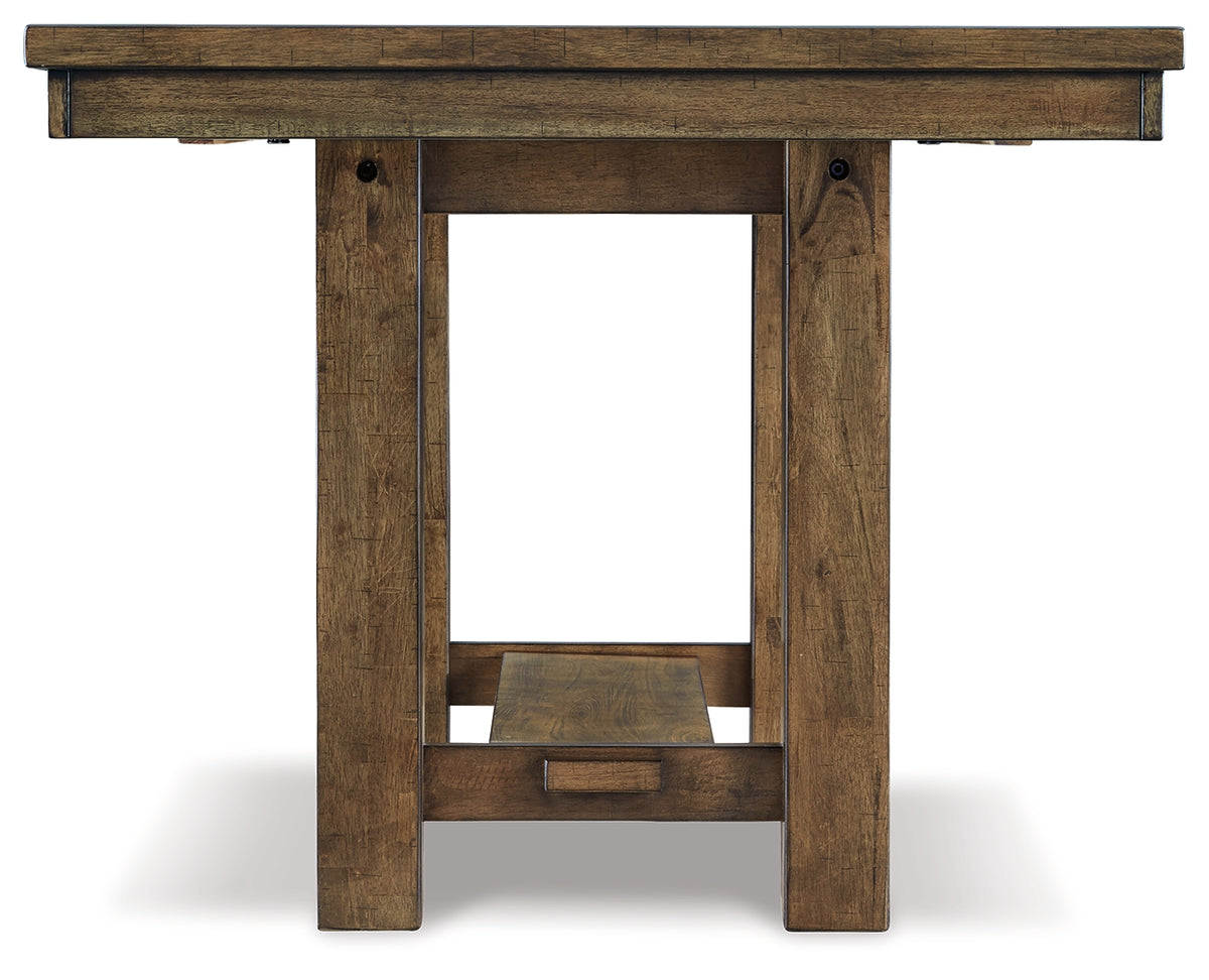 Moriville Grayish Brown Dining Room Table w/ Extension - Ornate Home