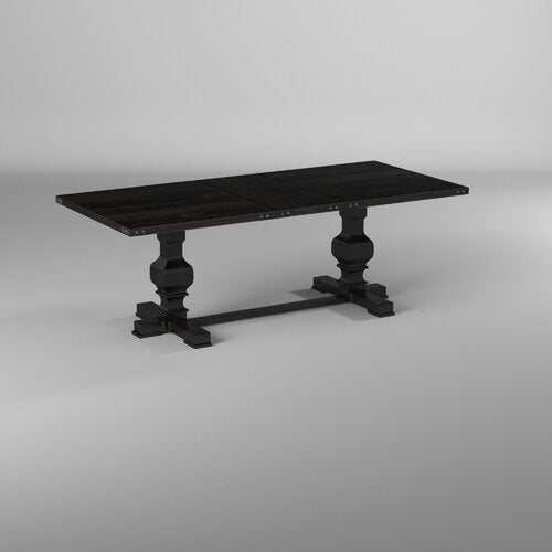 Morland Vintage Black Dining Table - Ornate Home