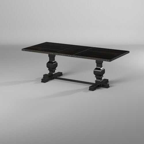 Morland Vintage Black Dining Table - Ornate Home