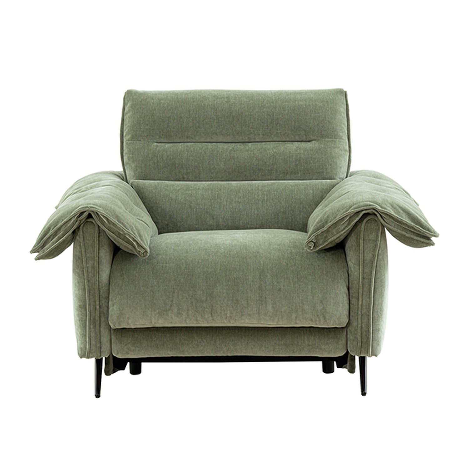 Morley Sage Green Power Recliner - Ornate Home