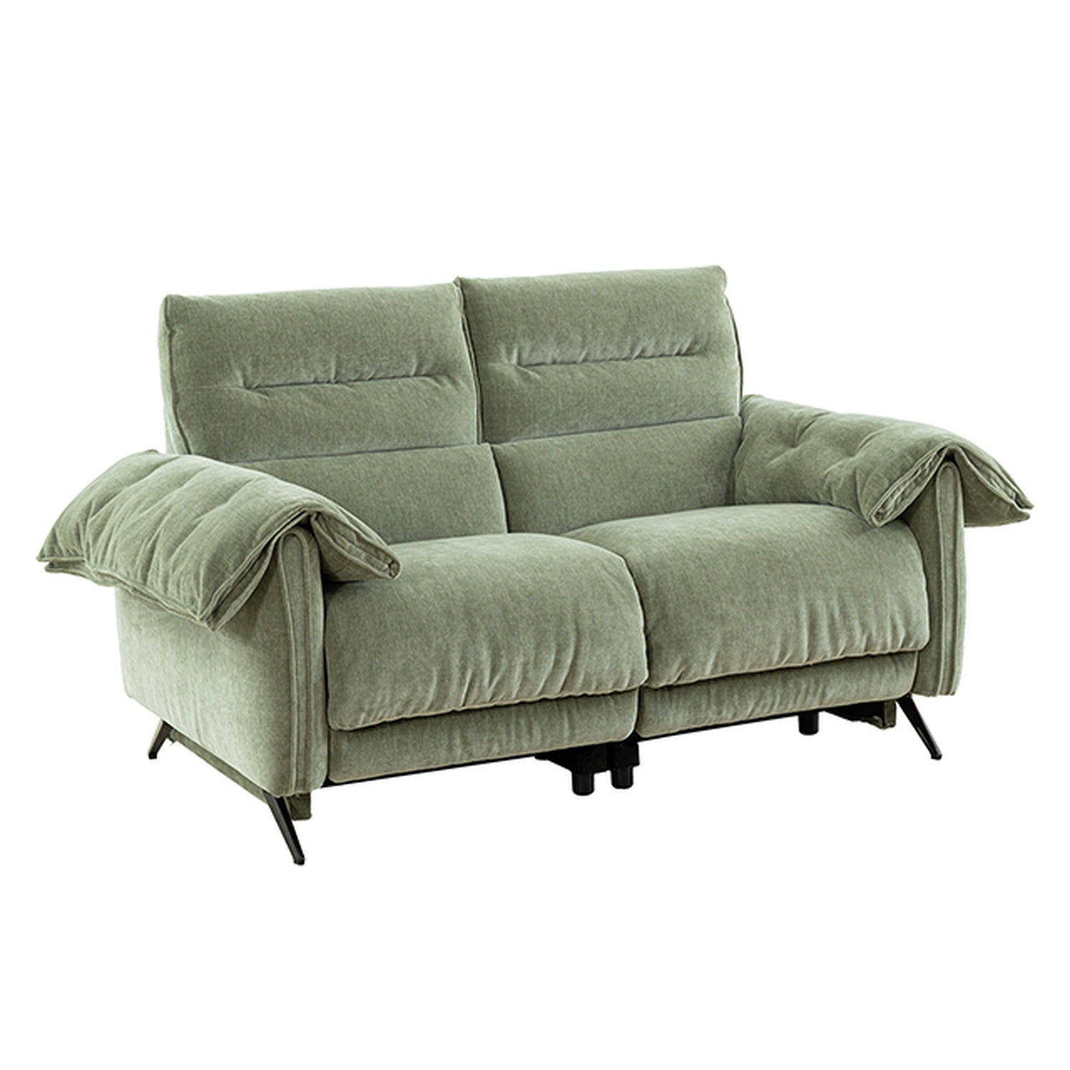 Morley Sage Green Power Loveseat - Ornate Home