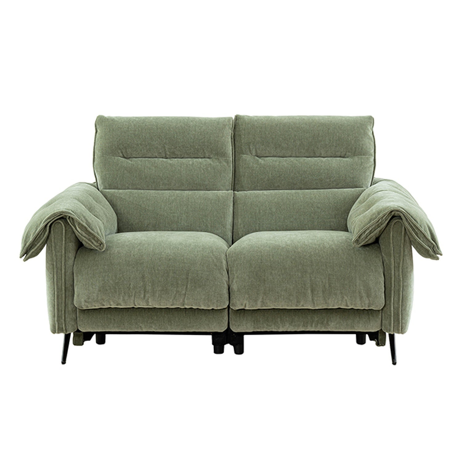 Morley Sage Green Power Loveseat - Ornate Home