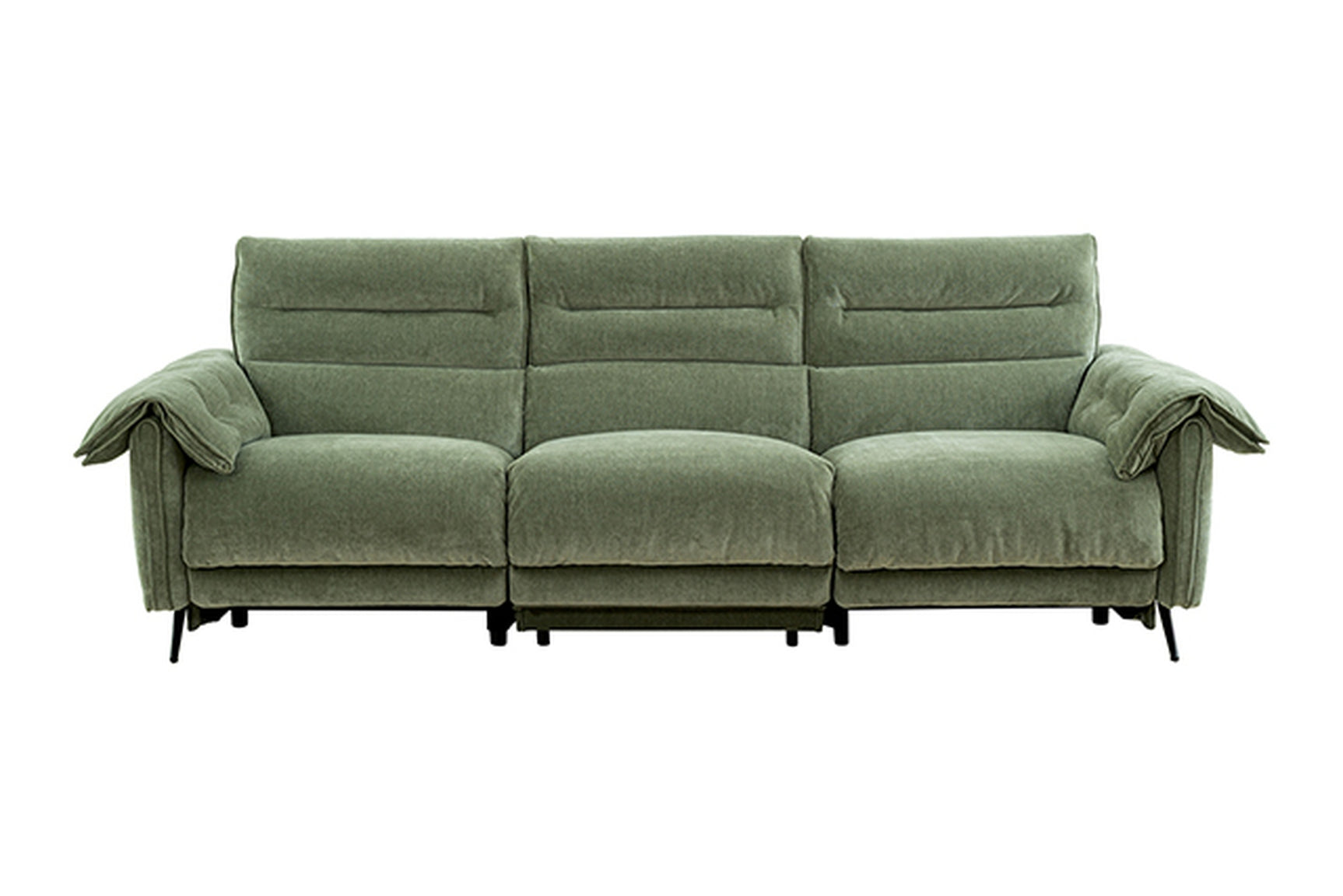 Morley Sage Green Power Sofa + Loveseat - Ornate Home