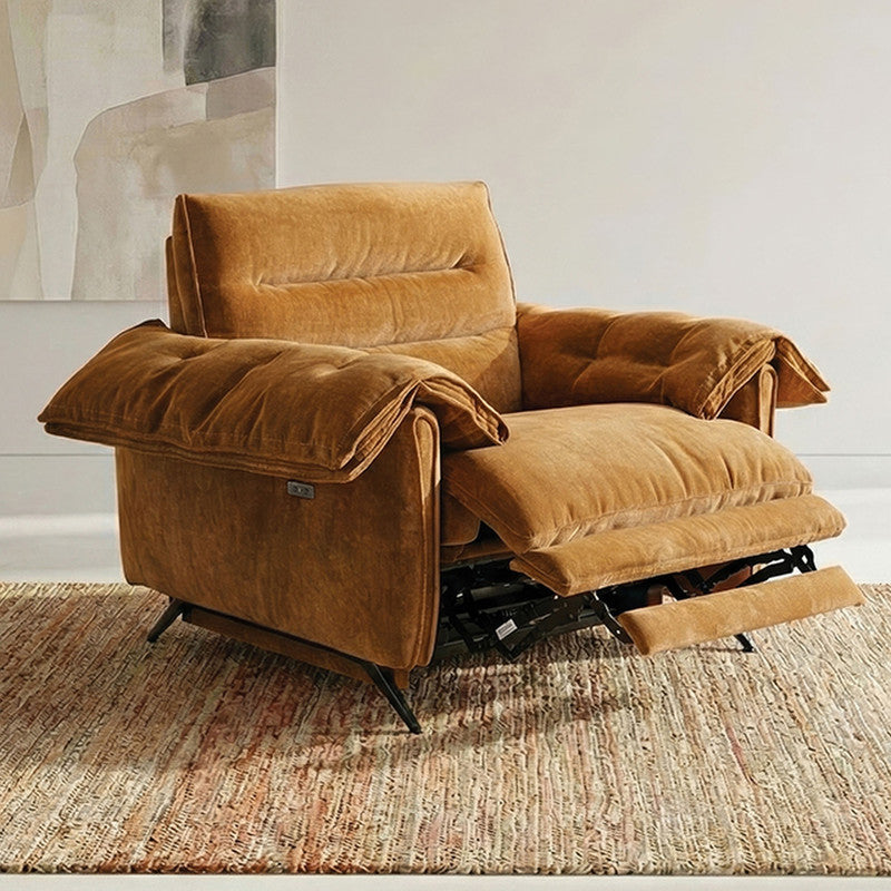 Morley Sienna Brown Power Recliner - Ornate Home