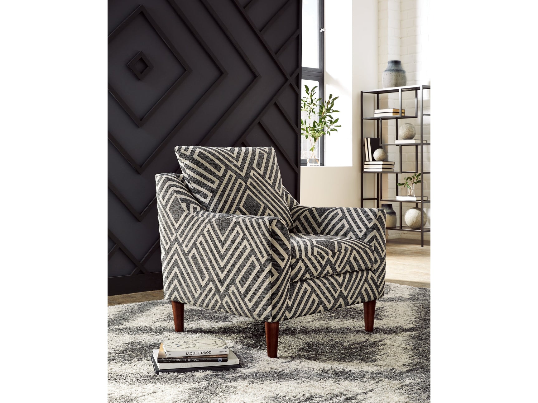 Morrilton Next-Gen Nuvella Natural/Charcoal Accent Chair - Ornate Home