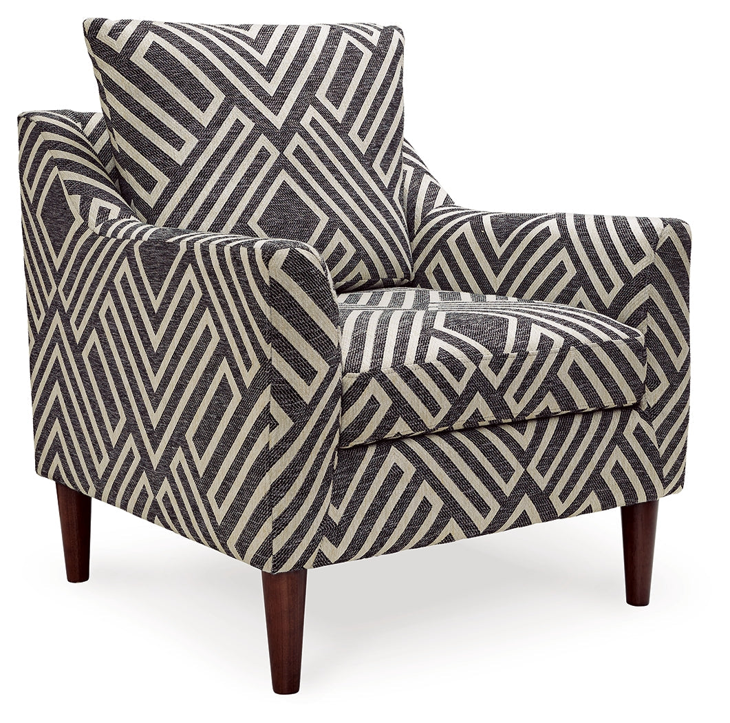 Morrilton Next-Gen Nuvella Natural/Charcoal Accent Chair - Ornate Home