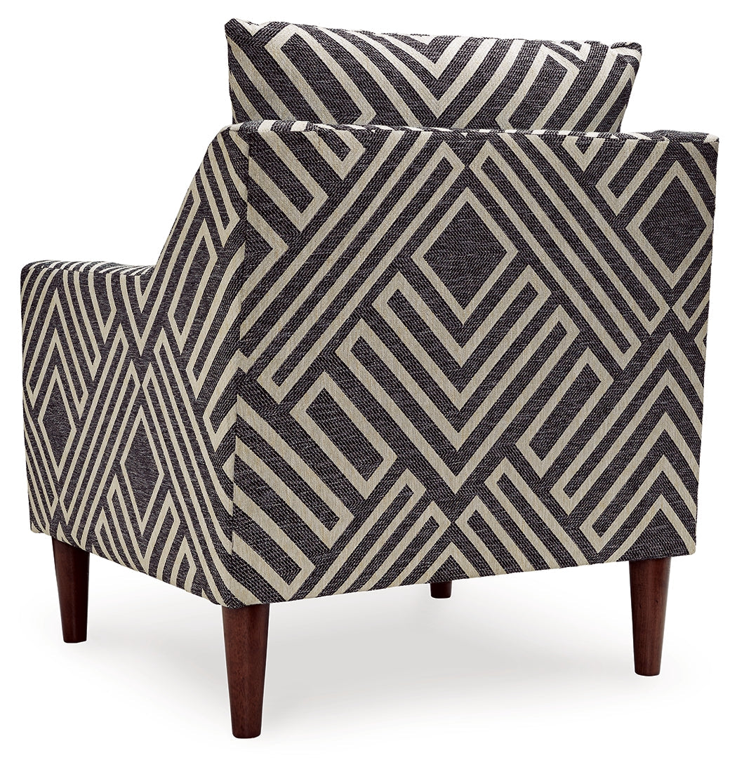 Morrilton Next-Gen Nuvella Natural/Charcoal Accent Chair - Ornate Home