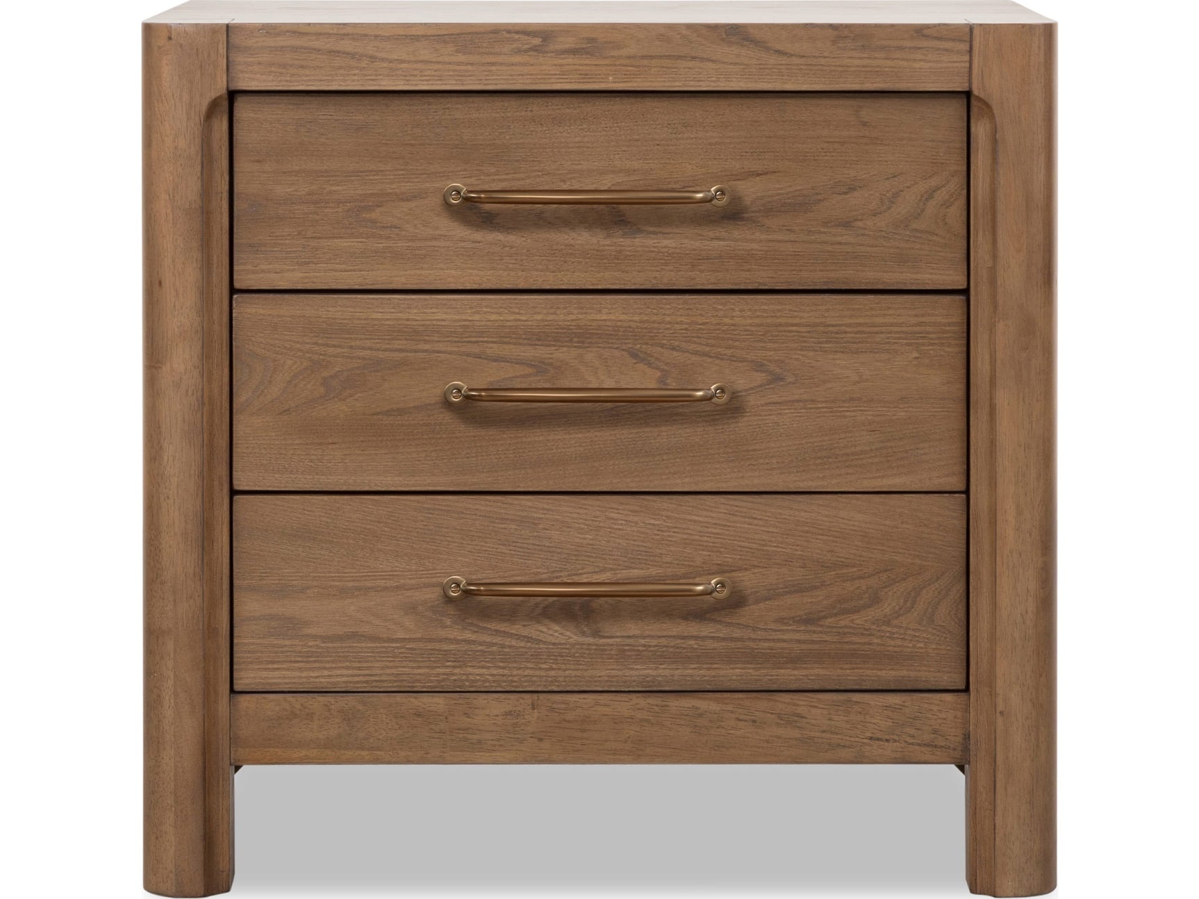 Morris Claystone 3-Drawer Nightstand - Ornate Home
