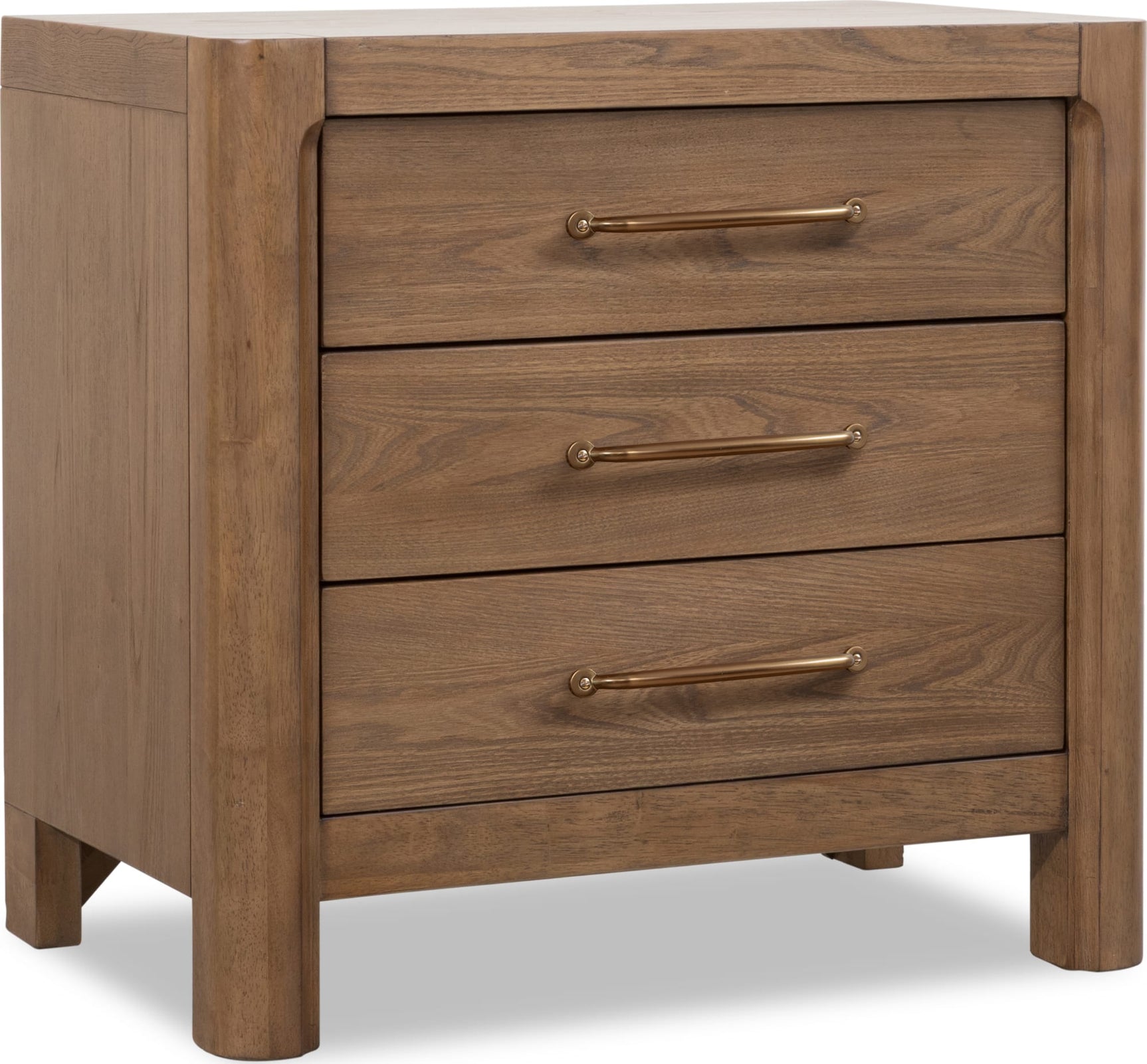 Morris Claystone 3-Drawer Nightstand - Ornate Home