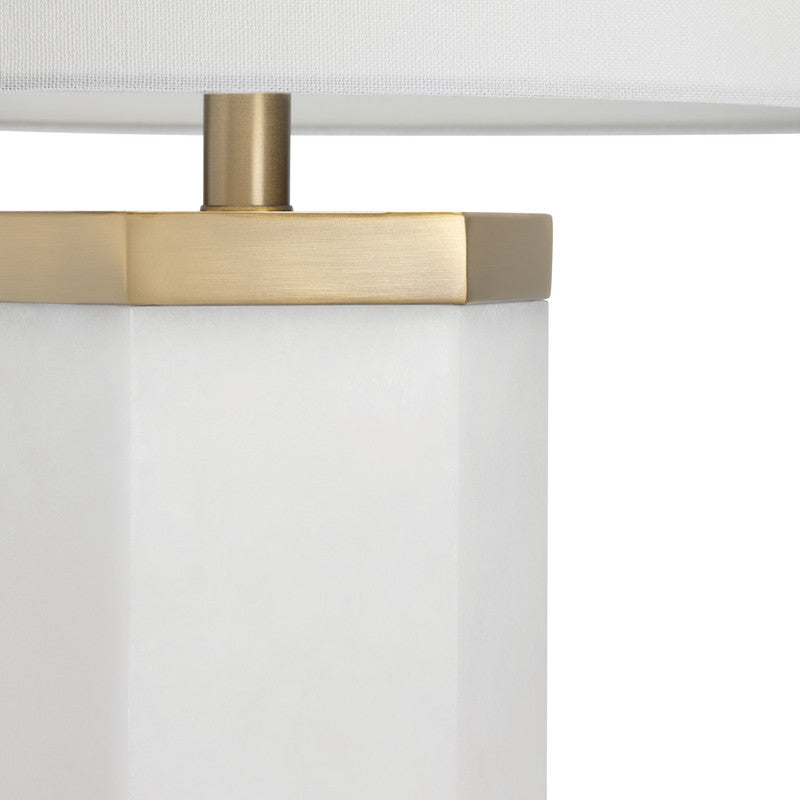 Morrison White Table Lamp - Ornate Home
