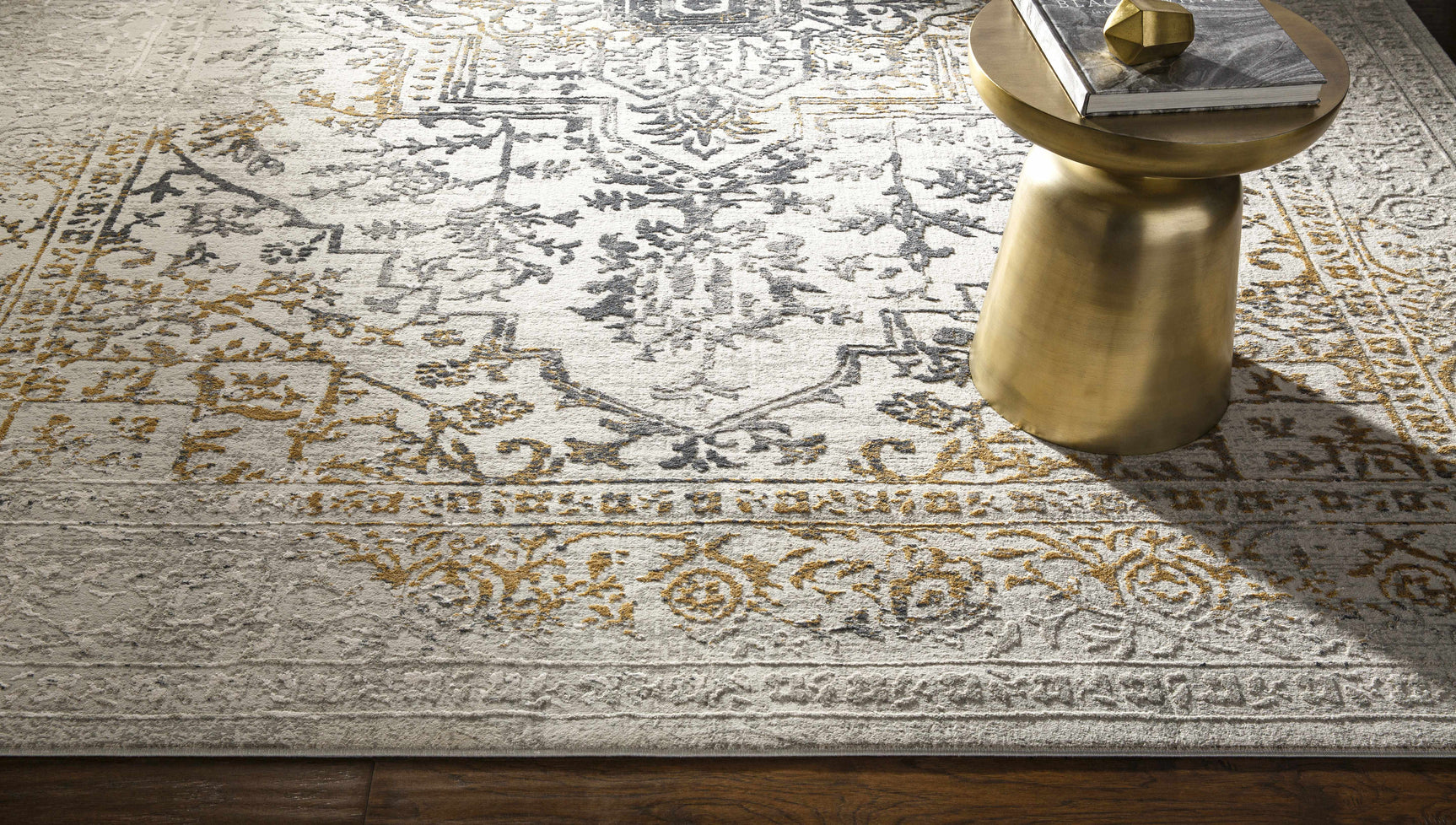 Morriston Faux Silk Rug - Ornate Home