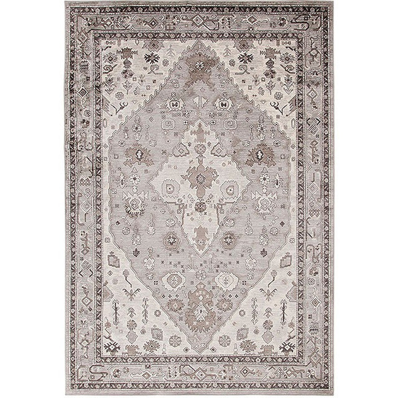 Mortsel Gray 5'3"x7'6" Area Rug - Ornate Home